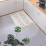 MULTIPLE SIZES AVAILABLE Area Rugs for Bedroom, Cotton Woven Small Rug with Tassels for Living Room Hallway Kitchen Laundry Room, Soft Machine Washable Floor Mat Carpet 60x90cm (Beige Image 2