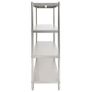 4-Tier Kitchen Shelf 120x50x155 cm Stainless Steel Image 4