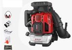 BU-KO 79CC Petrol Backpack Leaf Blower - Powerful 2 Stroke Air Cooled Engine - Lightweight With New and Improved Padded Support Straps While Using - Safety Gear