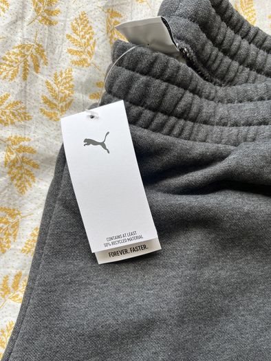 Men's Puma Joggers Grey Large