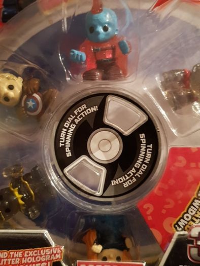 OOSHIES XL Hologram series large 6 pack figures - BNIB New Gift - Marvel