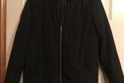 Missguided padded black bomber long line jacket coat size UK8 EU36 Postage included