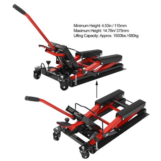 BRAND NEW 1500lbs Lifting Cranes Motorcycle Repair Bracket Motorcycle Stand