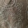 Dunnes brown ladies skirt with silver embroidery detail size 12 Image 3
