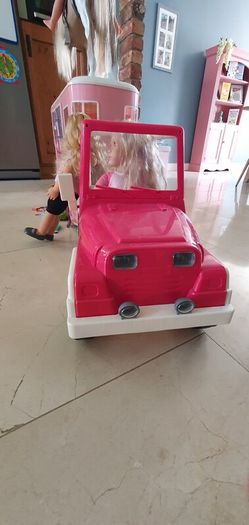 Our Generation Trailer, Horse, Jeep and dolls