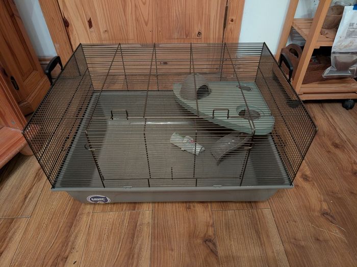 large hamster cage + accessories