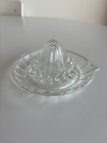 Vintage Reims Glass Citrus Juicer