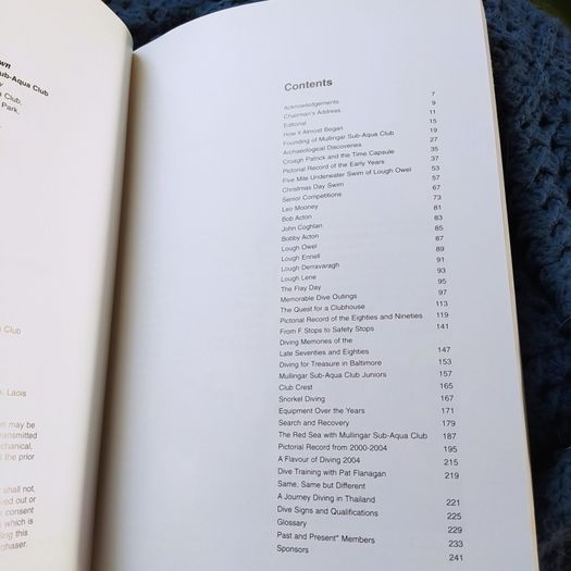 Thumbs Down/ A History of Mullingar Sub- Aqua Club/ 1964-2004