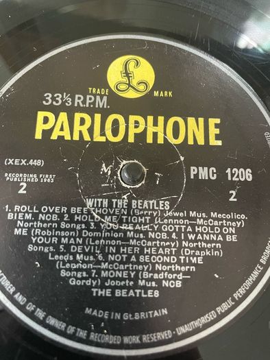 The Beatles - With The Beatles (1963 / First Press / Mono)