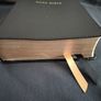 Holy Bible King James Sovereign Genuine Black Leather Edge Lined on3n3ss Image 3