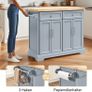 Kitchen Island Kitchen trolley with expandable work surface  Kitchen Cabinet Image 10