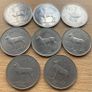 Ireland 1 pound date run 1990 to 2000 millenium 8 coin lot all nice grade Image 4