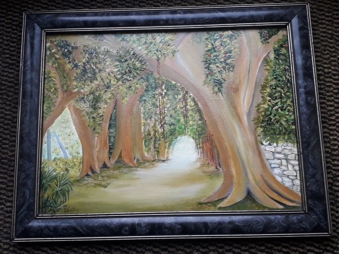 Acrylic Hand painting - Reduced