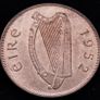 [#2661] - Ireland 1952 | Irish 1d | One Penny | KM.11 | UNC Image 2