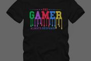 Pro gamer always respawn, gamer t shirt, gaming t shirt