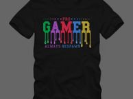 main image for ad Pro gamer always respawn, gamer t shirt, gaming t shirt