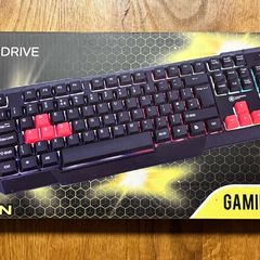 BNIB Python Overdrive RGB Gaming Keyboard Wired LED Backlit