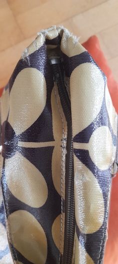Orla Kiely Chocolate Brown and Cream Shoulder Bag