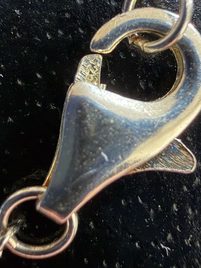 silver necklace
