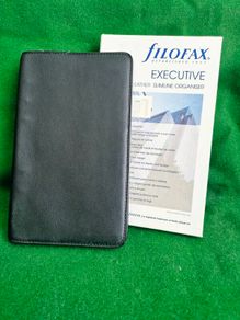 vintage 2002 Executive Leather Filofax