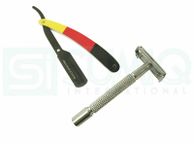main image for ad Men's Safety Traditional Classic Double Edge Shave Cut Throat Razor Salon Tools