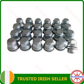 24 x New Alloy Wheel Nuts - Toyota Land Cruiser, Hilux, Mitsubishi L200, Pajero, Shogun (A24) Delivery