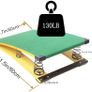Gymnastics Springboard for Kids Vaulting Training Fitness Playing, Portable Curved Spring Board, Hard Wood Practice Equipment, Elastic Board for Home Room Athletics Training Image 2
