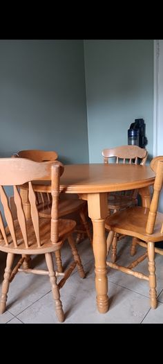 Dining table and chairs