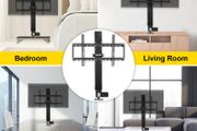 32in 800mm Stroke TV Lift Motorized W/ Remote Control 500mm-1000mm Stroke Electric DC Motor Plasma LCD Stand Lifter Cabinet TV Mount Bracket