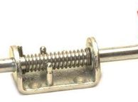 main image for ad Heavy duty zinc-plated M12 spring loaded bolt, shoot bolt, trailer transporter