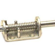 Heavy duty zinc-plated M12 spring loaded bolt, shoot bolt, trailer transporter