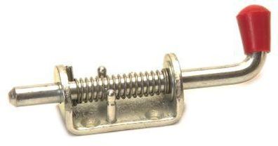 Heavy duty zinc-plated M12 spring loaded bolt, shoot bolt, trailer transporter