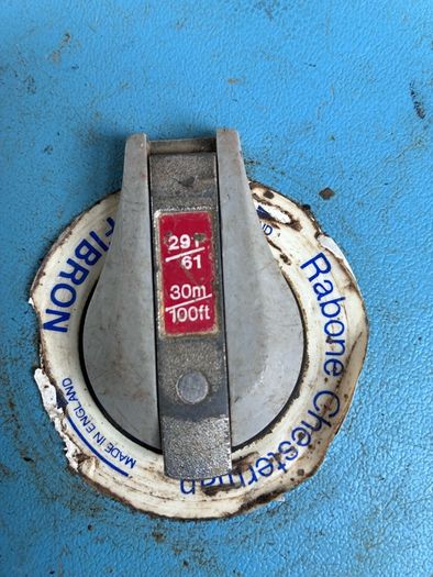Vintage Rabone Chesterman Fibron Tape Measure 100ft