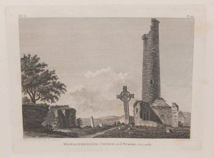 1797 Engraving Monasterboice Church Louth