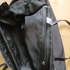 black tote bag M&S soft fabric with internal and one exterior compartment