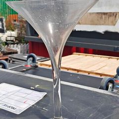 Large martini glass
