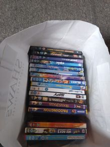 Bag of Children's DVDs