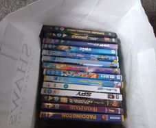 Bag of Children's DVDs