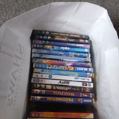 Bag of Children's DVDs