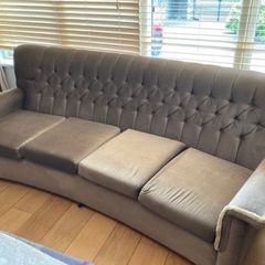 Vintage sofa and two Armchairs