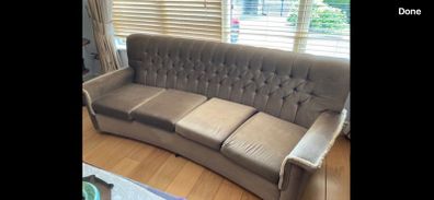 Vintage sofa and two Armchairs