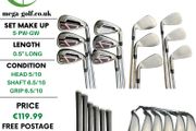 Ben Ross HTX Compressor Irons / 5-Pw-Gw (No 7 Iron) / KBS Tour 105 Regular