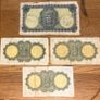 Lady Lavery Vintage Irish Punt Notes Pre Euro 10 and 1 pound Banknotes Irish Collectors Set Image 2