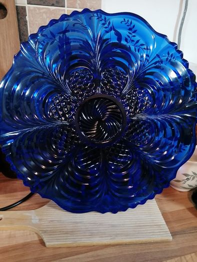 Vintage Glass  Charger