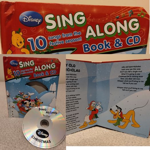 Disney Sing Along Festive Book And Cd Set