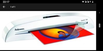 Fellowes Cosmic2 A3 laminator