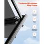 Manual RV Awning Complete Kit, 16' Retractable Awning with Aluminum Alloy Frame, Outdoor Trailer Awning, Fit for Most RVs(Black Fade) Image 2