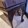 Beautiful Carved Wooden Bench Image 4