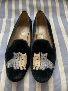 Rare Stubbs & Wooton dog loafers UK 6