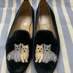 Rare Stubbs & Wooton dog loafers UK 6
